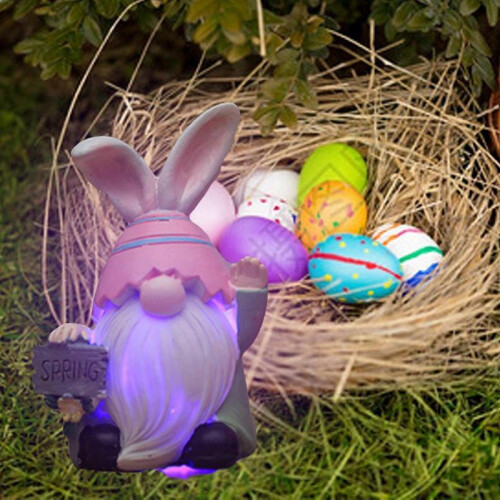 Garden Easter Decoration: Dwarf Bunny Doll, Home Table Valentine's Day Gift. 1