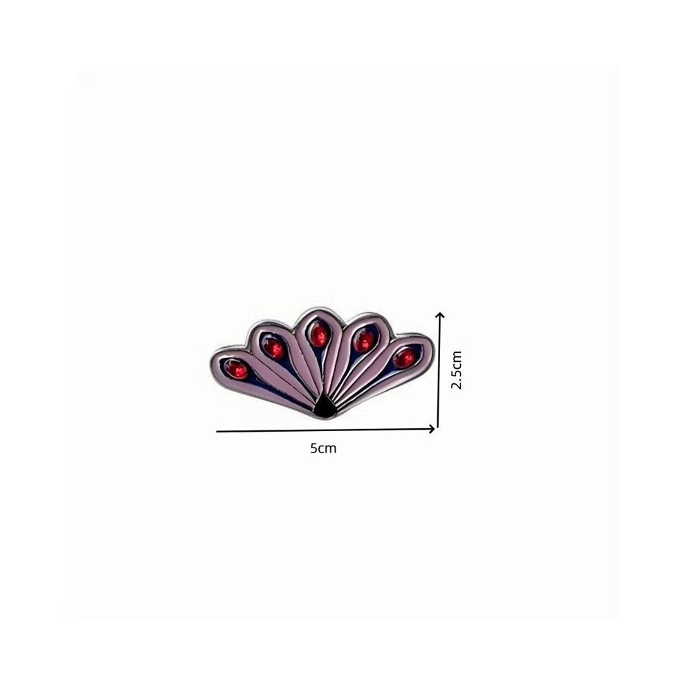 (X00631-02, OPP) Anime Moana Music Snake Bracelet Butterfly Cartoon Seven-Star Bug Earrings Peacock Hair Clip Cat Paw Necklace Alloy Electroplating Sweet Style