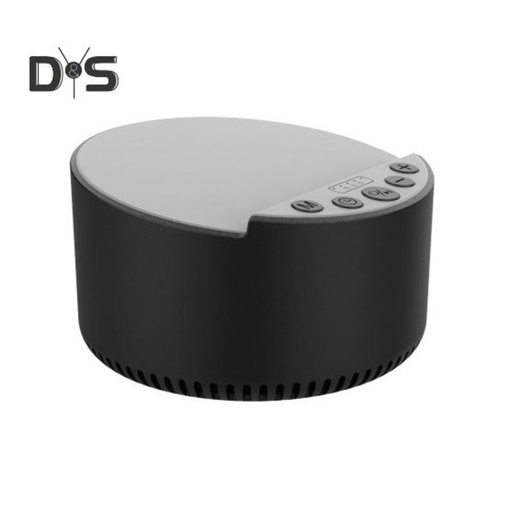 (black) White Noise Sound Machine Sleep Therapy Compact Design Portable Wireless White Noise Maker Bluetooth-compatible Speaker