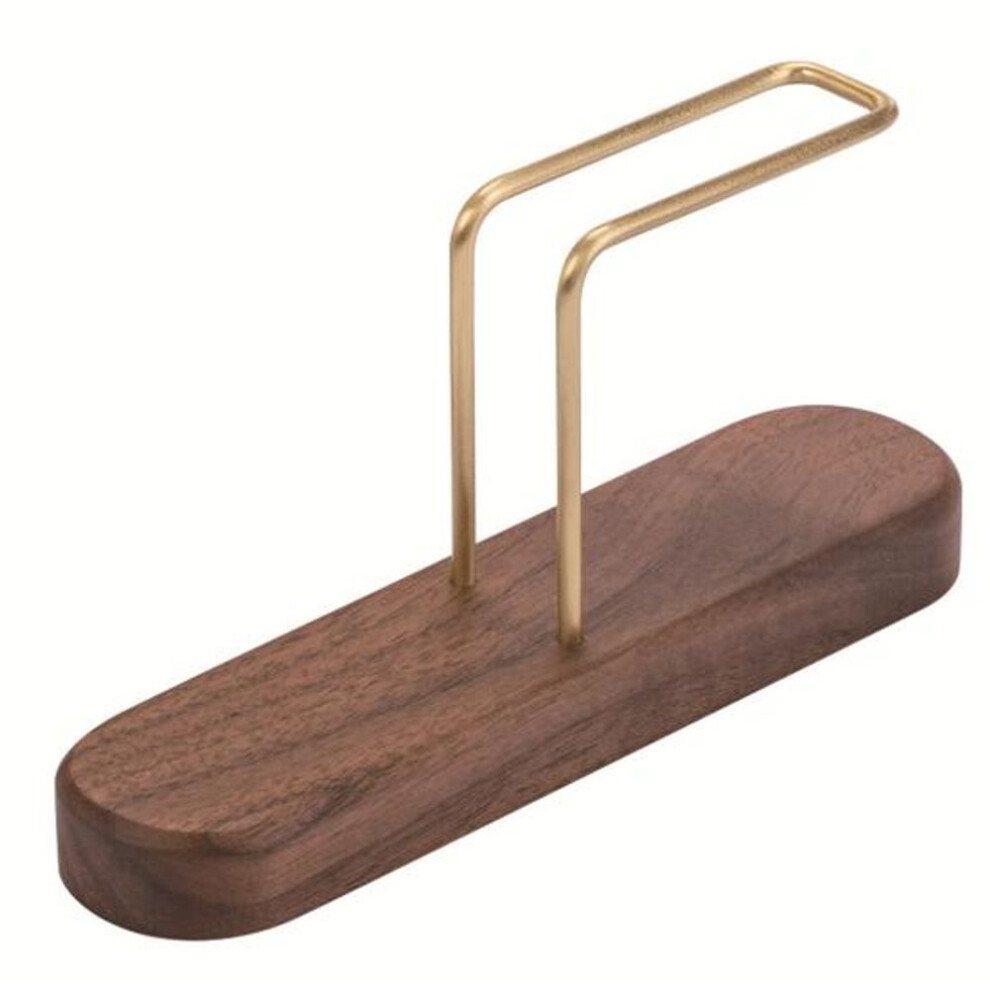 Wooden Coffee Filter Storage Rack Smooth Surface Practical Coffee Filter Paper Dispenser Holder