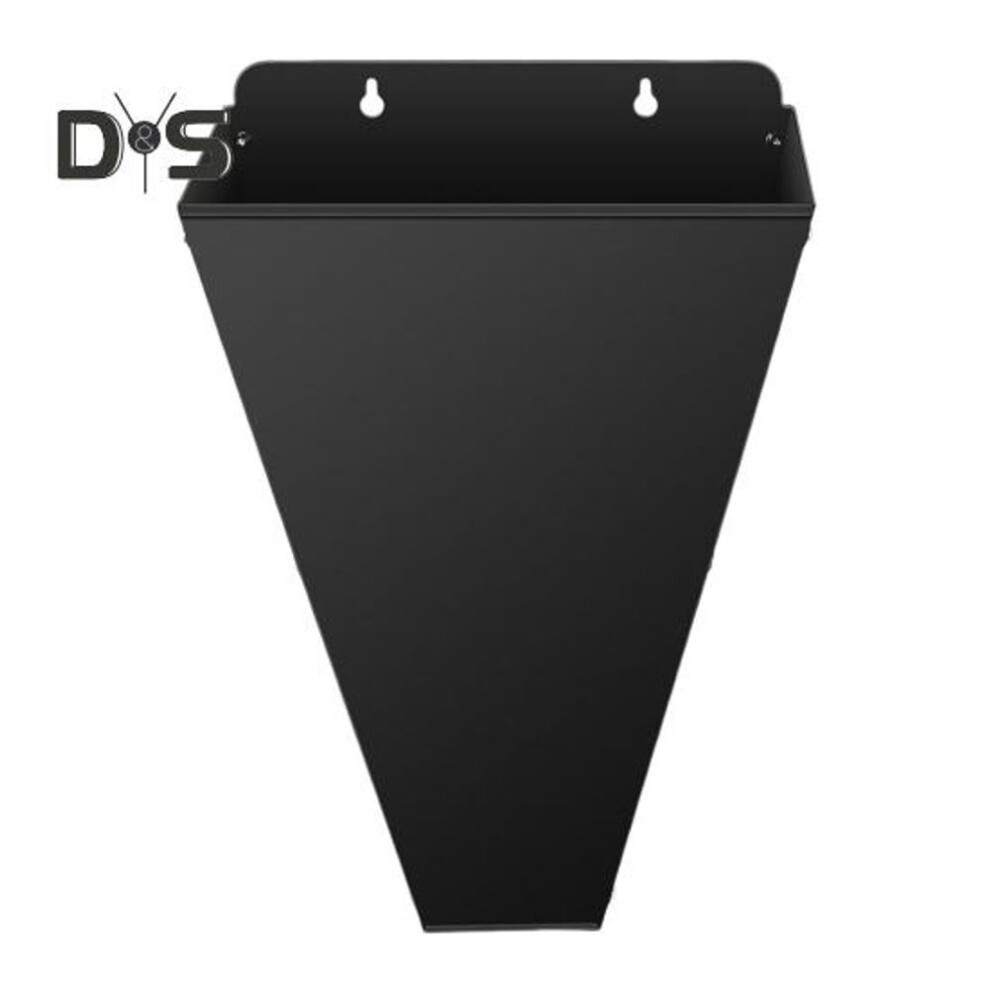 (as the picture, S) Poultry Processing Cone Heavy-Duty Metal Killing Cone for Chickens Ducks Turkeys Anti-Rust Slaughter Stand with Flat Back for Stable Mounting
