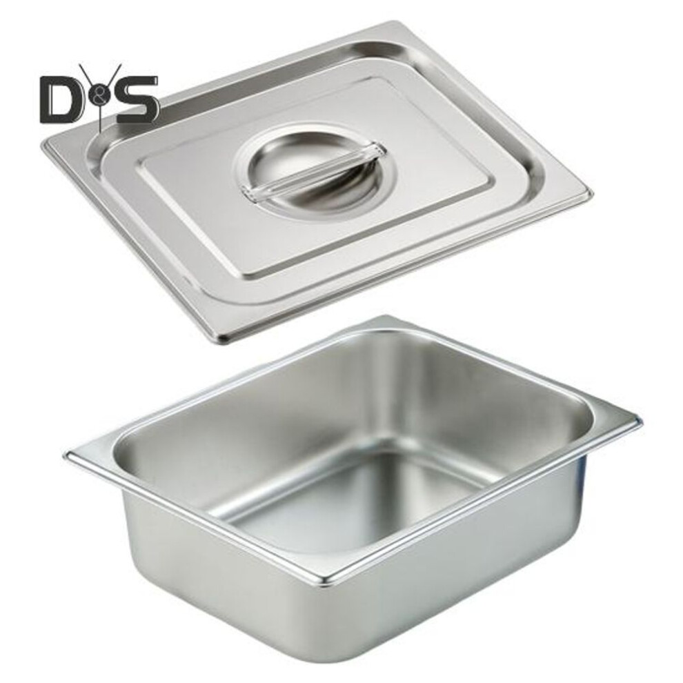 Stainless Steel Basin Chafing Dish Food Warmers Large Capacity 6.7l Warming Container With Lid For Buffet Catering Rectangle Chafing Dish