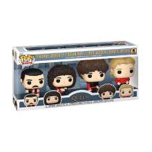 Figurines - QUEEN - Radio Gaga - Pack de 4 - Vinyle - 9 cm - Mixte