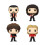 Funko Figurines - QUEEN - Radio Gaga - Pack de 4 - Vinyle - 9 cm - Mixte 2