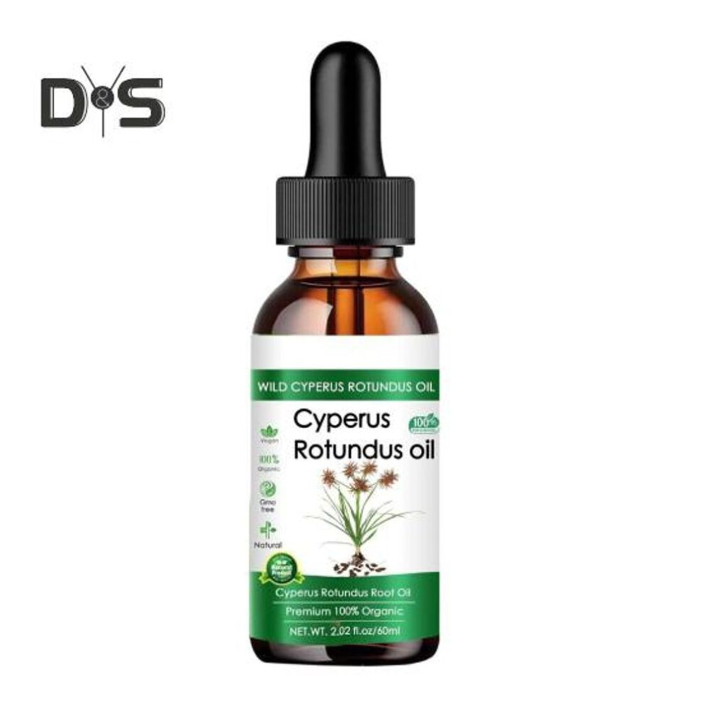 (as the picture, 1pc) 1/2pcs 60ml Cyperus Rotundus Oil Men Women Hair Removal Care Oil Reducing Body Hair Growth Skin Moisturizer Natural Plants Nourishing Skin Protection