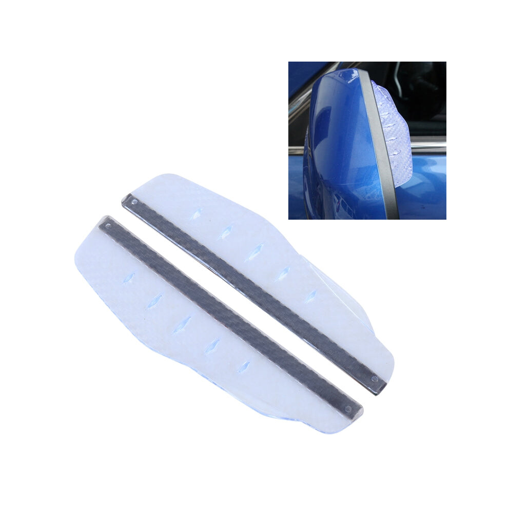 1 Pair 3R-2156 Universal Car Rearview Mirror Rain Blades Mirror Eyebrow Rain Cover (Transparent) 699932921271