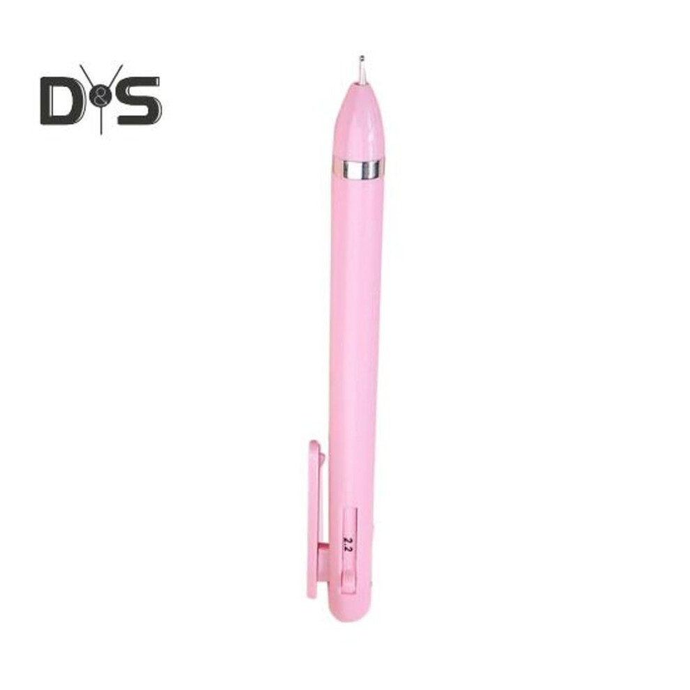 (pink, 1pc) Nail Art Pen 4-in-1 Stainless Steel Dotting Tool For Nail Art Designs Watercolor Paper Diy Crafts Multiple Sizes Lightweight Versatile Nail Brush