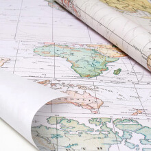 Legami Wrapping Paper 2m Roll - Map