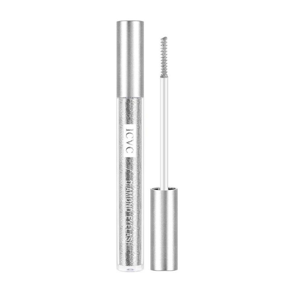 Diamond Glitter Mascara Waterproof Long Lasting Non-Smudge Natural Mascara Slimming Thick Shiny Eyelash Mascara Eye Makeups