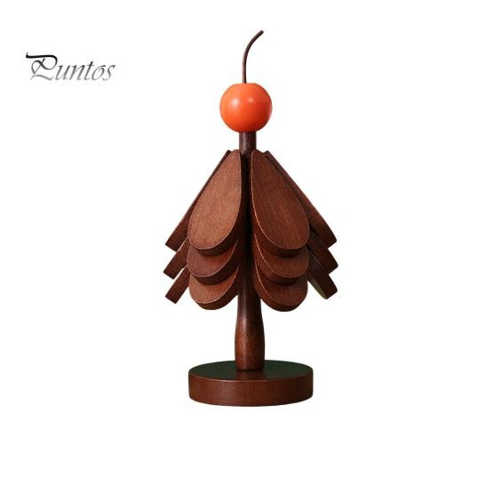 (red, Triple Layer) 3/4pcs Christmas Tree Trivets For Hot Dishes Tree Shape Bamboo Potholder With Holder For Pans Bowls Plates Teapots Coasters Home Table Decor