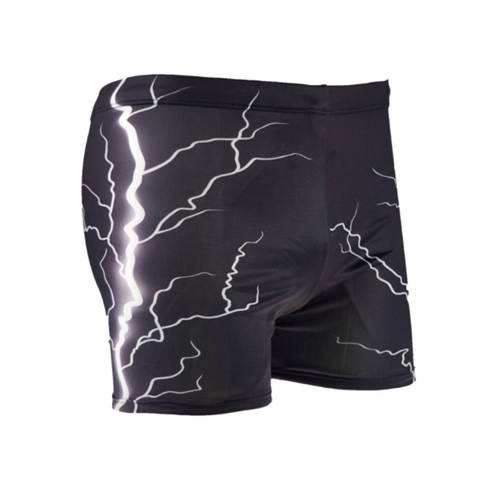 (NOIR, XL) Maillot de bain pour homme, boxer, slip, short, séchage rapide, imperméable, respirant, bleu marine Xl