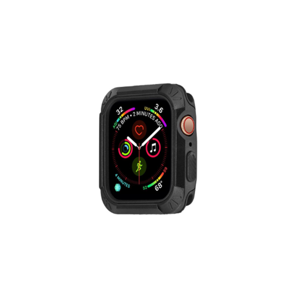 Boîtier de montre pare-chocs protecteur léger 2 en 1 44Mm 40Mm Iwatch série 4 noir 40Mm
