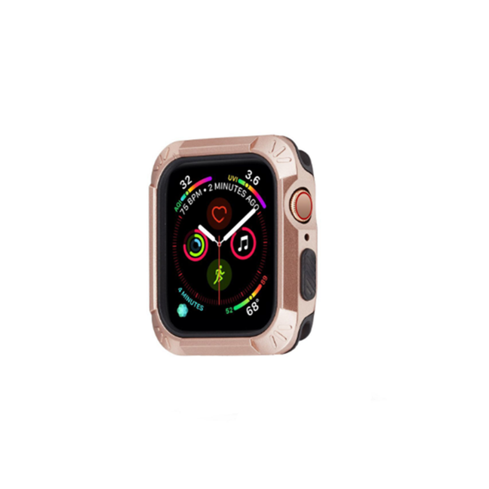 Boîtier de montre pare-chocs protecteur léger 2 en 1 44Mm 40Mm Iwatch série 4 or rose 44Mm