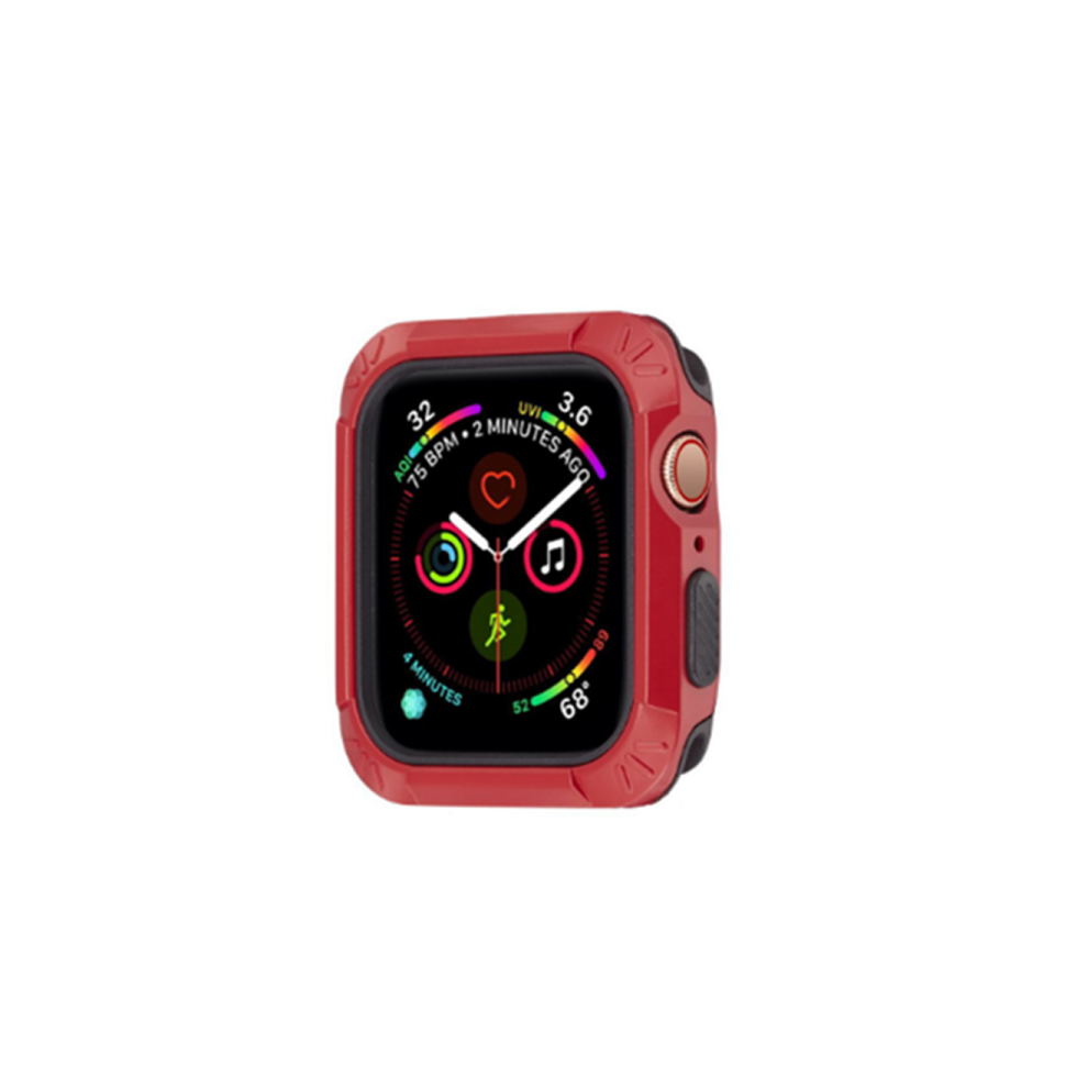 Boîtier de montre pare-chocs protecteur léger 2 en 1 44Mm 40Mm Iwatch série 4 rouge 40Mm