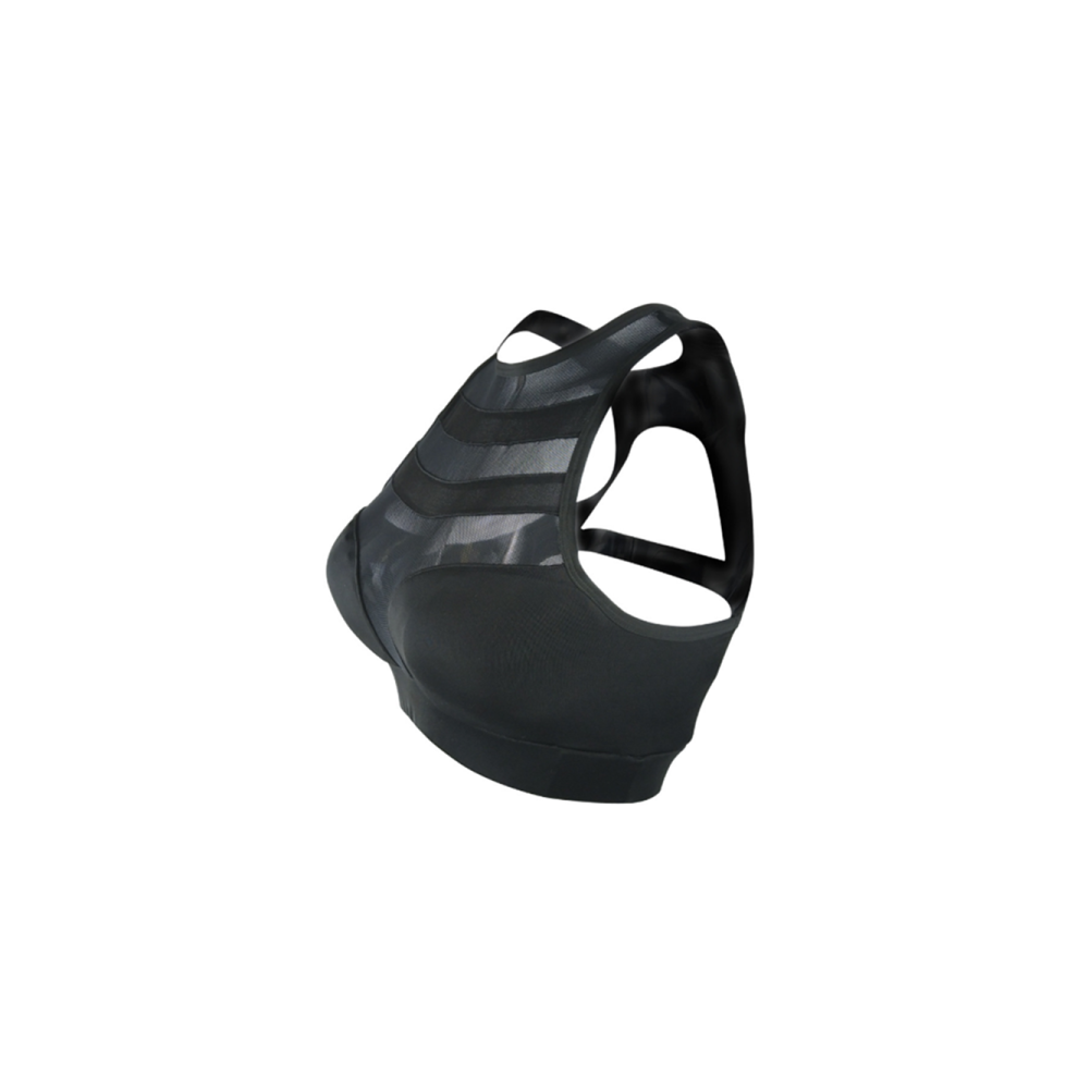 (L) Soutien-gorge de sport débardeur pour femme, haut de yoga, soutien à fort impact, noir, XL