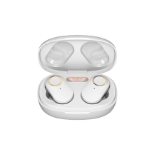K2 Bluetooth-Headset, kabellos, TWS, digitales Display, On-Ear, geringe Latenz, In-Ear-Sport-Headset, Weiß