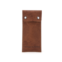 Nahkakellon suojakuori Crazy Horse Leather Watch Universal yksinkertainen nahkakotelo Apple Watch-Brownille