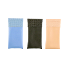 2PCS Leder Kugelsichere Brillentasche Tragbare Brillenetui Kratzfeste Brillen Aufbewahrungstasche