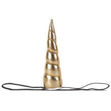 5 STÜCKE Hörner Stirnband Haarband Kopfschmuck Bunte Kinder Haarschmuck Geburtstagsfeier GOLD FARBE