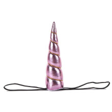 5 STÜCKE Hörner Stirnband Haarband Kopfschmuck Bunte Kinder Haarschmuck Geburtstagsfeier ROSA FARBE