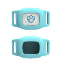 IP67 D-Waterproof Smart MiNi Pet GPS Sledovanie AGPS Sledovacie vodítko LBS pre mačku Psa Polohovanie AGPS MODRÁ FARBA