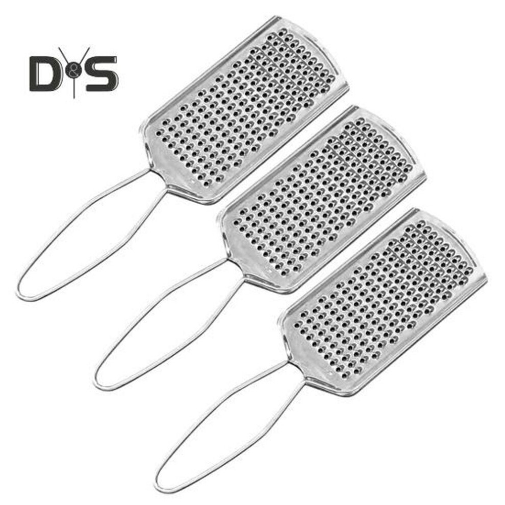 Stainless Steel 3pcs Vegetable Graters Food Grade Rust Proof Handheld Potato Carrot Slicer Vegetable Fruit Food Graters Kitchen Supplies