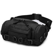 Herren Nylon Outdoor wasserdichte taktische Schultertasche Brusttasche Gürteltasche Umhängetasche