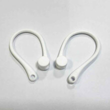 10 Paar tragbare universelle Sport-Ohrschutz-Hängeohrbügel für Airpods Bluetooth-Kopfhörer, Farbe: WEISS
