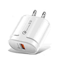2 STÜCKE Quick Charge QC 3.0 Schnelles USB-Ladegerät Wandladeadapter für iPhone Samsung WEISSE FARBE