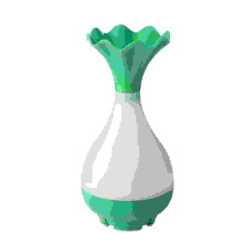 Jade Vase USB Luftbefeuchter Ultraschall Aromatherapie Diffusoren Spray Nebel Luftreiniger GRÜNE FARBE