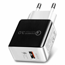 2Pcs EU Stecker QC3.0 Schnelle Ladung USB Ladegerät Wand USB Power Adapter für Samsung Xiaomi Huawei