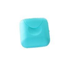 10 STÜCKE Tragbare Seifen Box Barthroom Reise Wandern Seifenschale Platte Halter Fall Container BLAU FARBE
