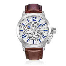 K003 Business-Stil männliche Armbanduhr Lederband mechanische Uhren 07 Farbe