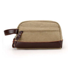 Pânză de mare capacitate clutchs casual Suport card portabil Geantă pentru telefon Geantă pentru monede cheie CULOARE KHAKI