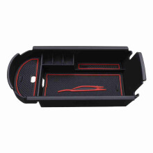 Auto Armlehne Box Lagerung Center Console Organizer für Toyota C-HR CHR 2016-2017 ROT FARBE