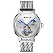 GA6121 Mondphase Vollstahl Automatische Mechanische Uhr Business-Stil Herrenuhr 03 FARBE