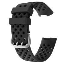 3 bucăți curea din silicon moale pentru ceas cu găuri pătrate pentru Fitbit Charge 3