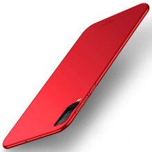 2 Stück Slim Anti Fingerprint Hard PC Schutzhülle für Samsung Galaxy A70 2019 Rot