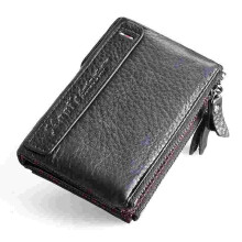 PU Leder Vintage Herren Kartenhalter Geldbörse Brieftasche