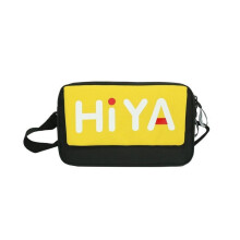 Männer und Frauen Print Oxford Crossbody Bag Hip-Hop Schultertasche gelbe Farbe
