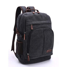 Männer Leinwand Freizeit Rucksack Outdoor Reise Wandern Kapazität Multifunktions Schultern Tasche