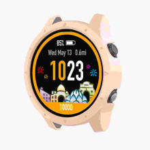 Capa protetora colorida para relógio esportivo Garmin 935 Smart Watch, cor rosa