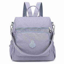 Damen Multi-Carry Nylon Solid Wasserdicht Casual Satchel Rucksack