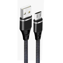 3PCS 2.1A Micro USB Nylon Weben Schnellladedatenkabel für Redmi Xiaomi HUAWEI