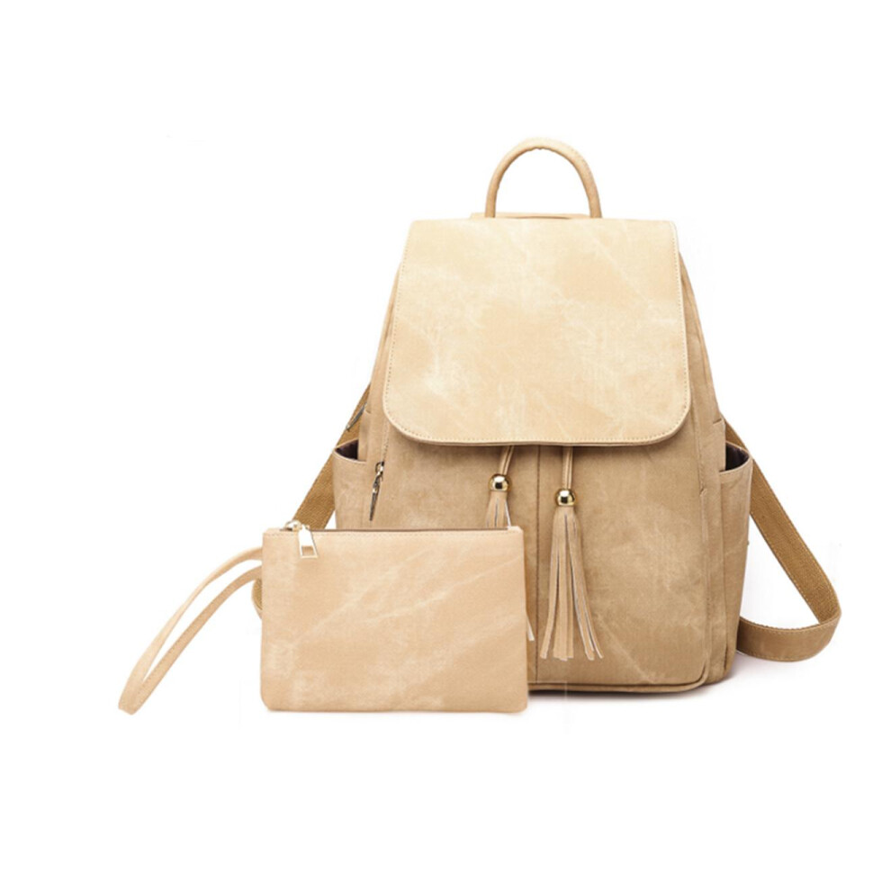 Sac à bandoulière en cuir pour femmes, Mini sac à dos mignon à la mode, portefeuille kaki
