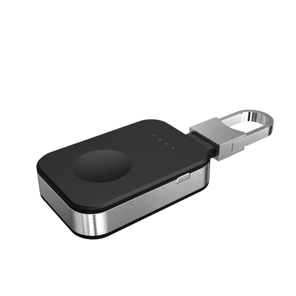 Le chargeur sans fil portable convient à la génération Iwatch 1,2,3,4 - Noir Noir