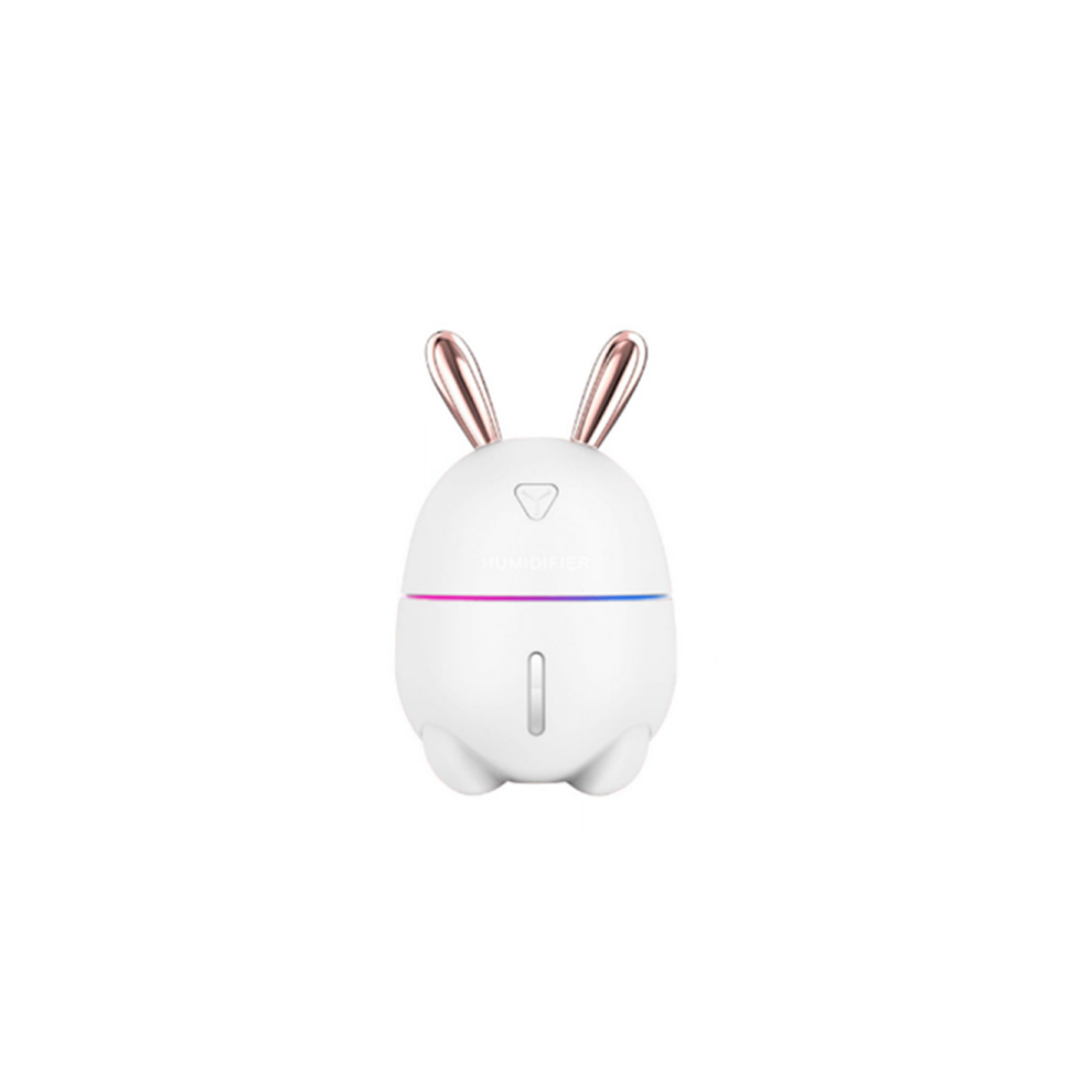 Créatif mignon Mini Meng humidificateur pour animaux de compagnie USB maison calme chambre petit bureau vaporisateur d'air compteur d'eau-blanc