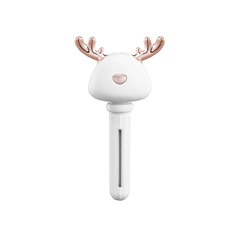 Mini pulvérisateur créatif sans réservoir d'eau, compteur d'eau Portable de voyage en plein air, humidificateur de voiture mignon-blanc