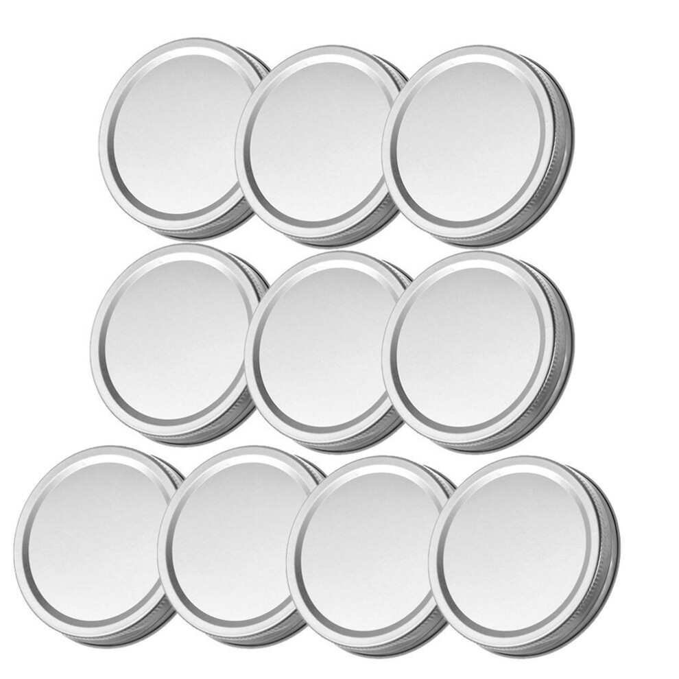 (Wide Mouth(87mm)) Pack Of 10 Sealing Bottles Lid Wide Mouth Canning Lids Food Storage Mason Jar Lid Jar Caps