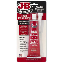 31314 High Temperature RTV Silicone Gasket Maker and Sealant - Red - 3 oz.